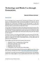 Technolology and media use through Generations